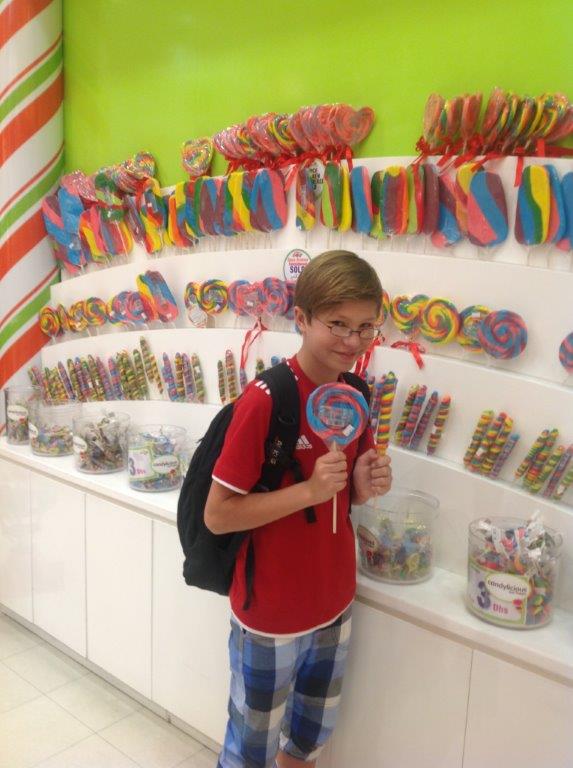 Sascha in Chups Shop Dubai 2013